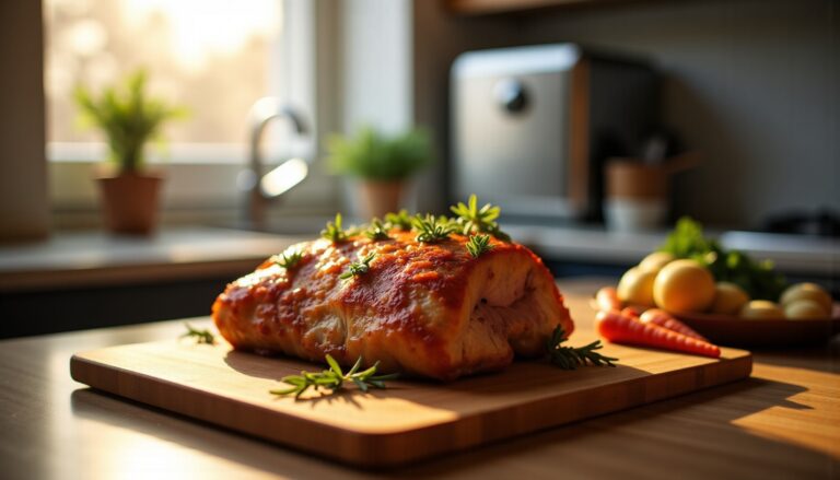Rôti de porc à l'air fryer : recette simple et cuisson express