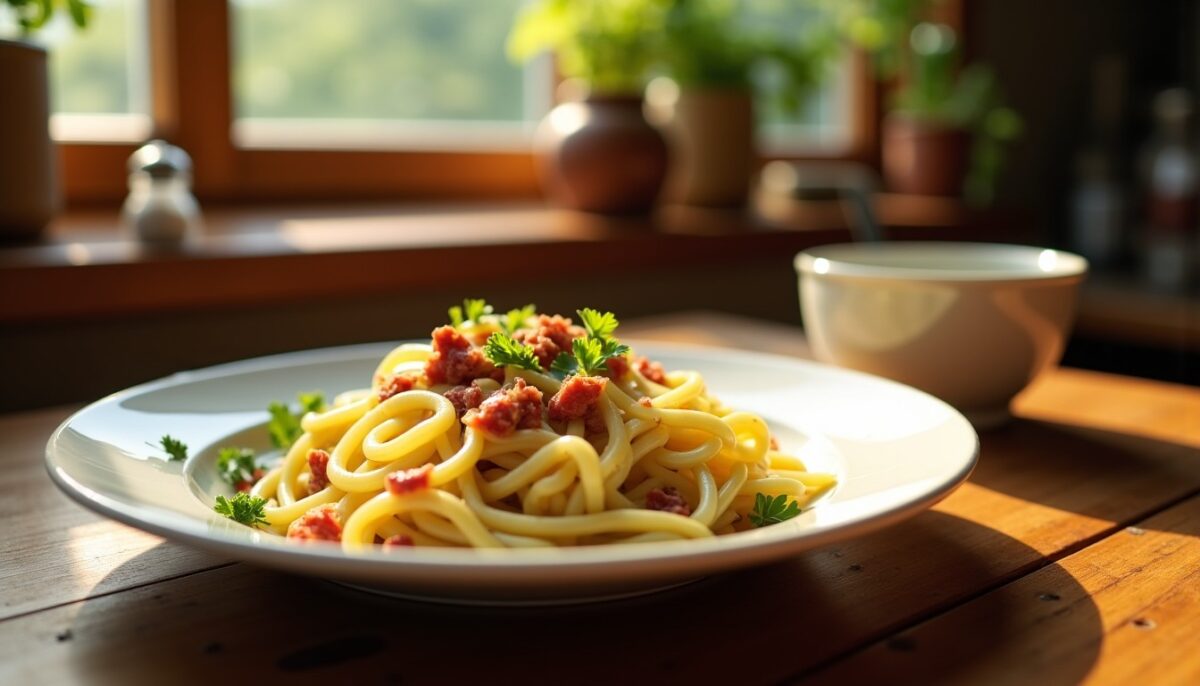 Pâtes Carbonara : Découvrez la recette simple avec crème fraîche liquide ou épaisse