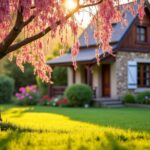 Saule crevette : quelle distance idéale respecter entre la maison et sa plantation ?