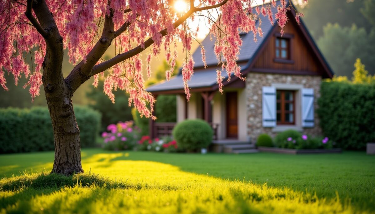 Saule crevette : quelle distance idéale respecter entre la maison et sa plantation ?