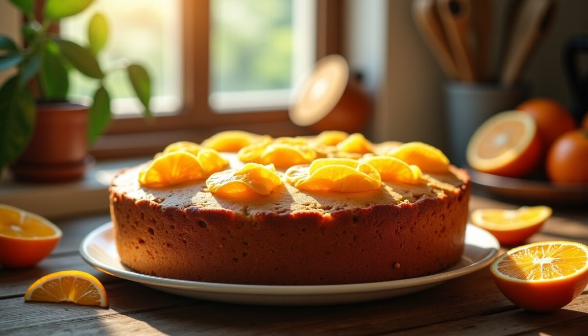 Recette facile et moelleuse du gâteau à l'orange comme chez grand-mère