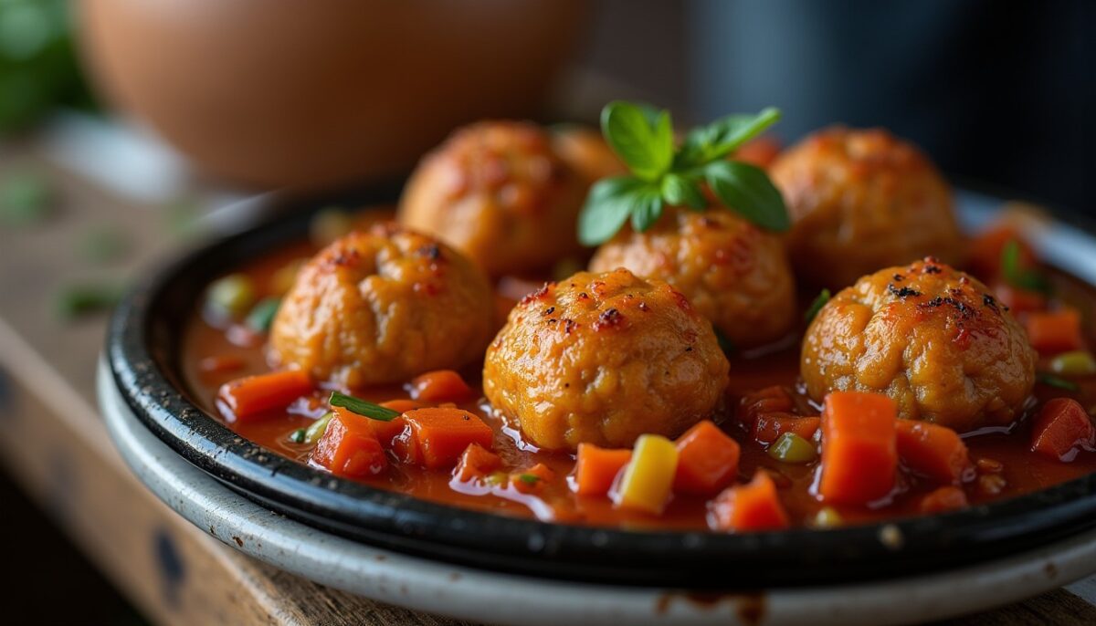 Kefta marocaine express : tajine savoureux et boulettes gourmandes