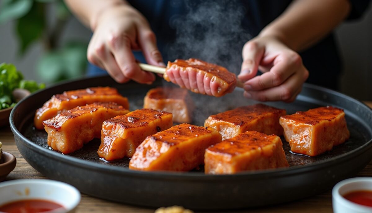 Shinla Galbi Serris : l'art du barbecue coréen et ses délices authentiques