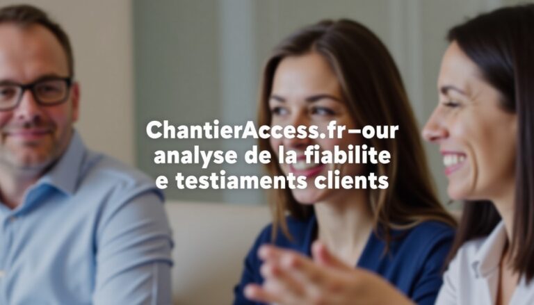 ChantierAccess.fr : analyse de la fiabilité et témoignages clients