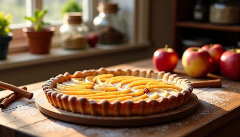 Délicieuse tarte normande aux pommes : une recette simple et savoureuse à déguster