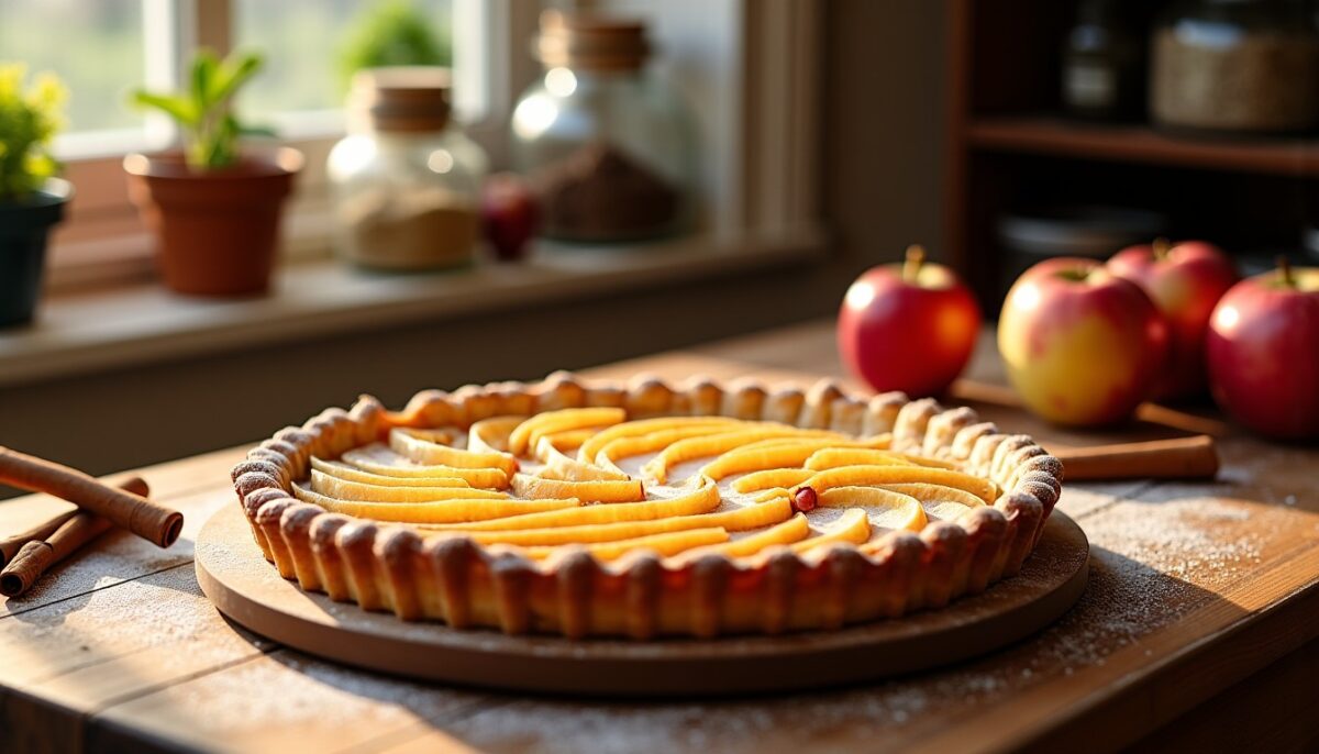 Délicieuse tarte normande aux pommes : une recette simple et savoureuse à déguster