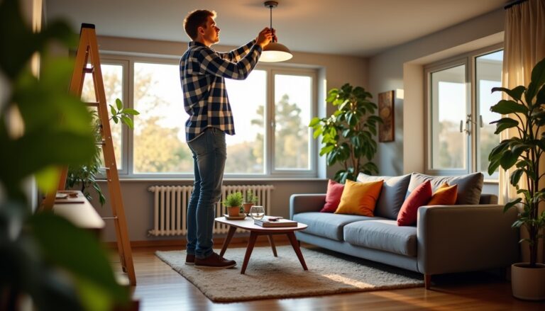Installation d'un luminaire 2 fils sans terre : guide pratique et facile