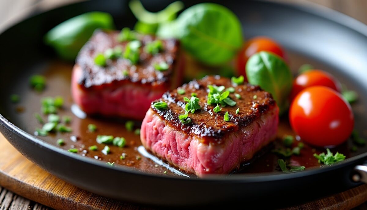 Filet mignon à la poêle : une recette express pour un plat savoureux et réussi