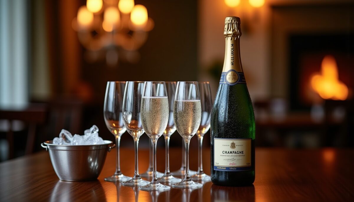 Combien de personnes peut servir une bouteille de champagne ? Guide pratique et astuces