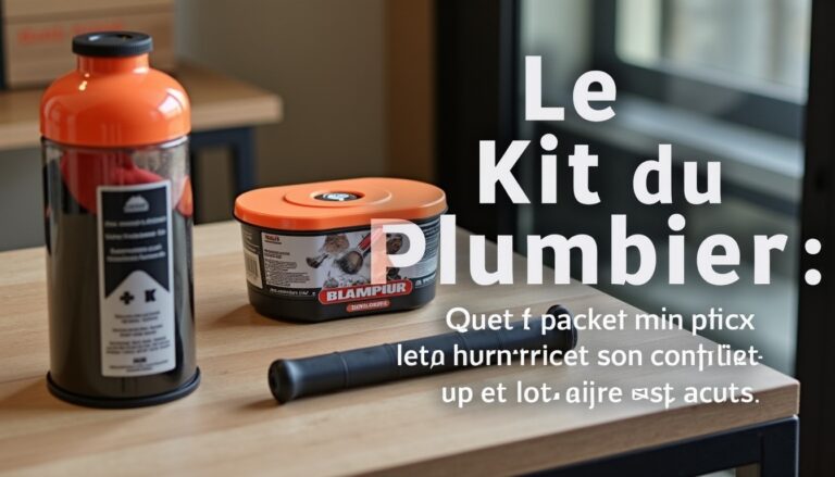 Le Kit du Plombier : Tout savoir sur son prix, son contenu et ses atouts