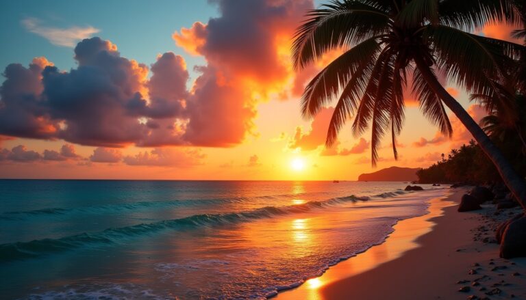 À quelle heure tombe la nuit en Martinique ? Guide des horaires du coucher du soleil
