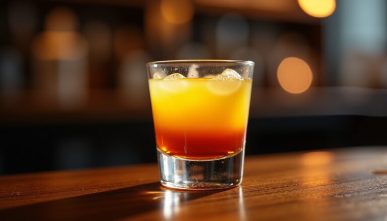 Shooter Madeleine : une recette simple et savoureuse au triple sec, amaretto et jus d'ananas