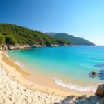 Halikounas à Corfou : escapade sur une plage sauvage au cœur d'une nature préservée
