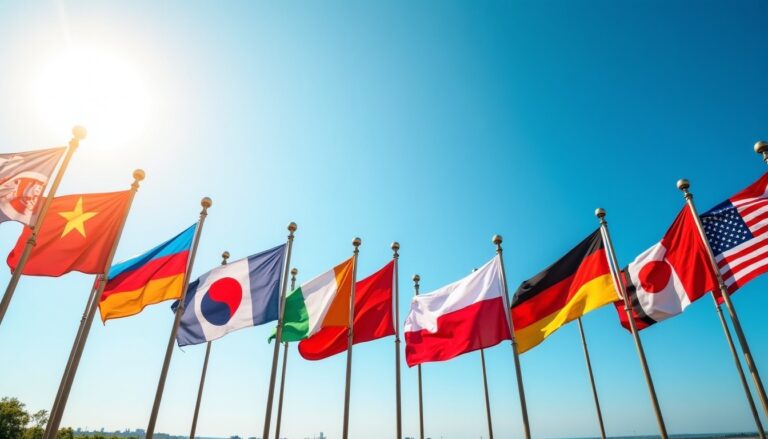 Les drapeaux du monde : un tour d'horizon pays par pays, classés de A à Z