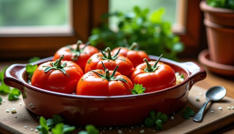 Tomates farcies au riz : la recette traditionnelle de nos grands-mères